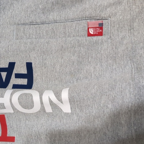 The NORTH FACE RU/14 Grey Hoodie Sweatshirt Women's Medium - Picture 4 of 8
